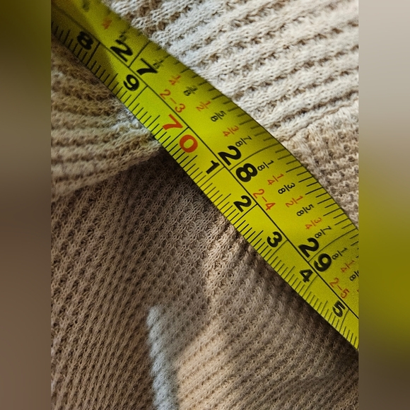 Waffle Polo Sweatshirt Bare by Charlie Holiday - Picture 6 of 6